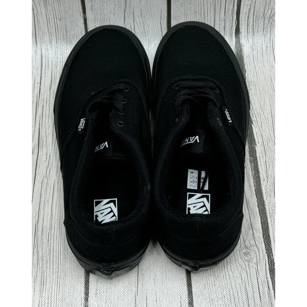 Vans Doheny Triple Black Skate‎ Shoes Youth Size 11YT VN0A3MWA186 New